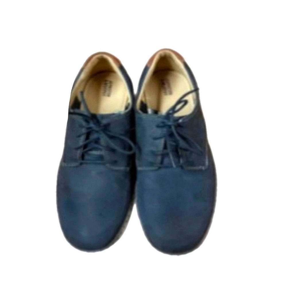 Johnston Murphy Mcguffe Oxford Shoe Boy 3 M Blue LaceUp